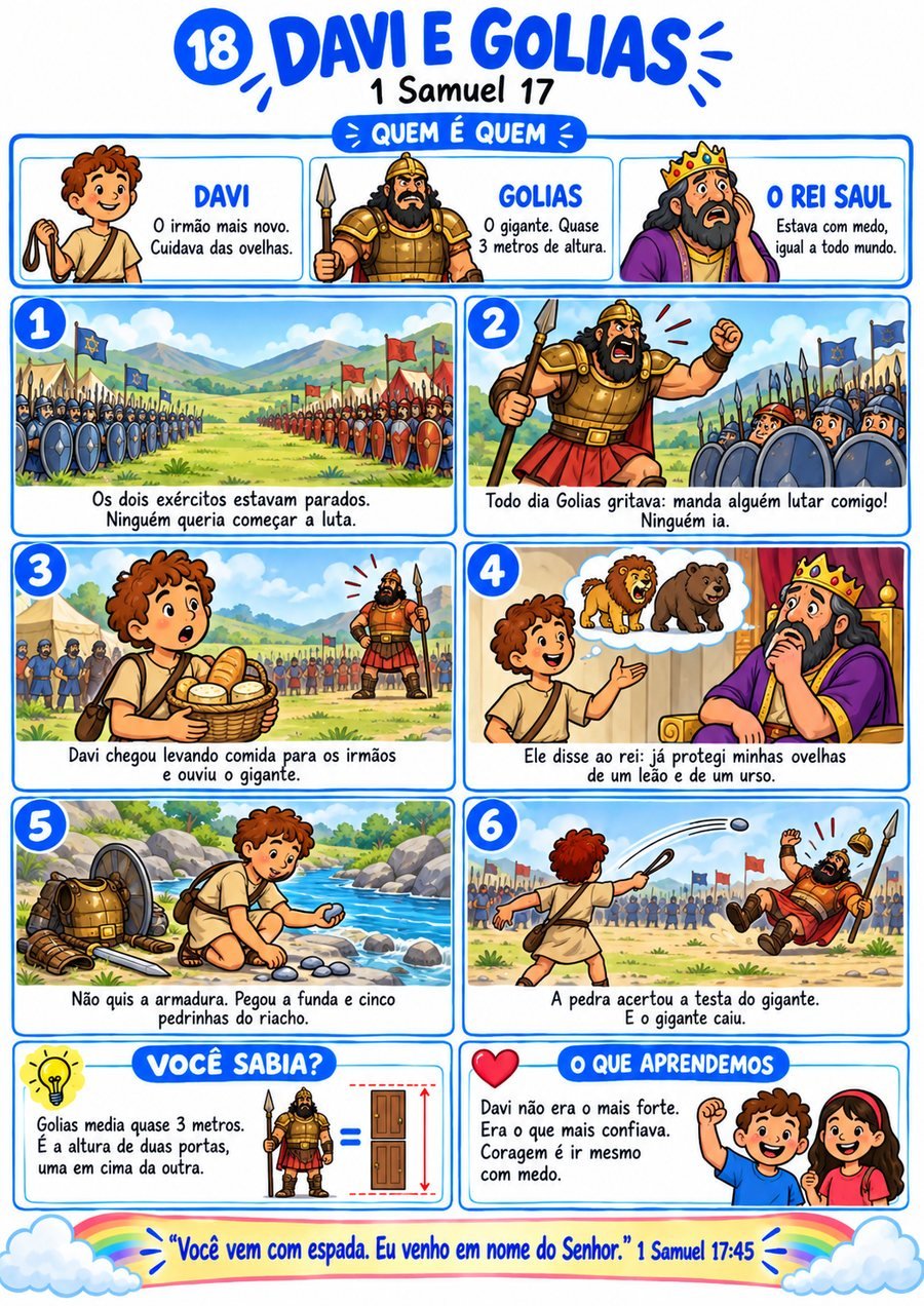 Resumo Visual de Davi e Golias, página completa